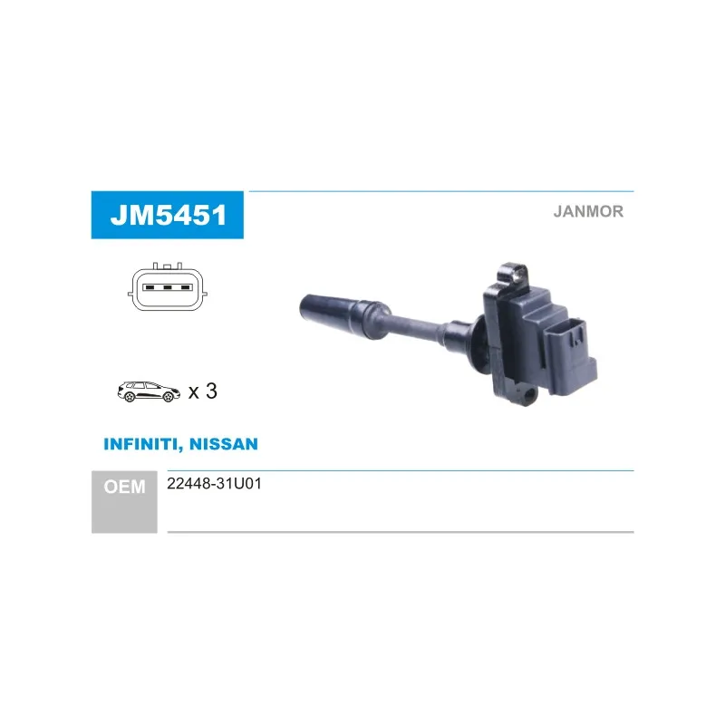 Bobine d'allumage JANMOR JM5451