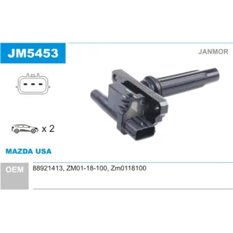 Bobine d'allumage JANMOR JM5453