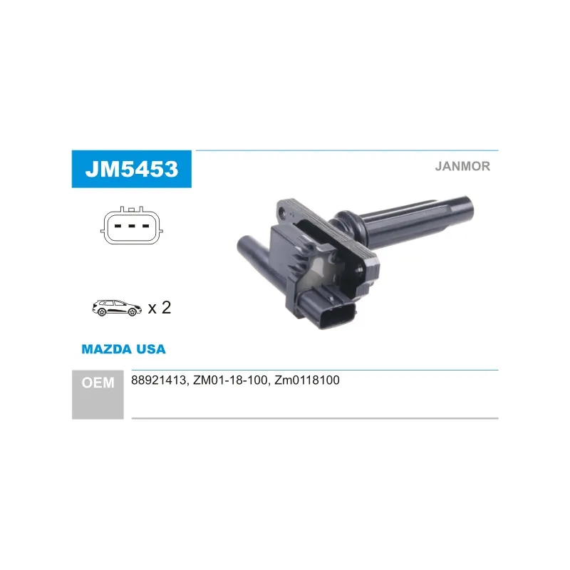 Bobine d'allumage JANMOR JM5453