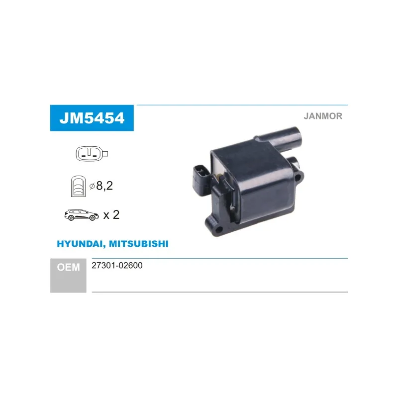 Bobine d'allumage JANMOR JM5454