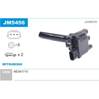 Bobine d'allumage JANMOR JM5456