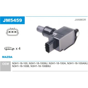 Bobine d'allumage JANMOR JM5459