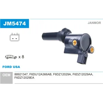 Bobine d'allumage JANMOR JM5474