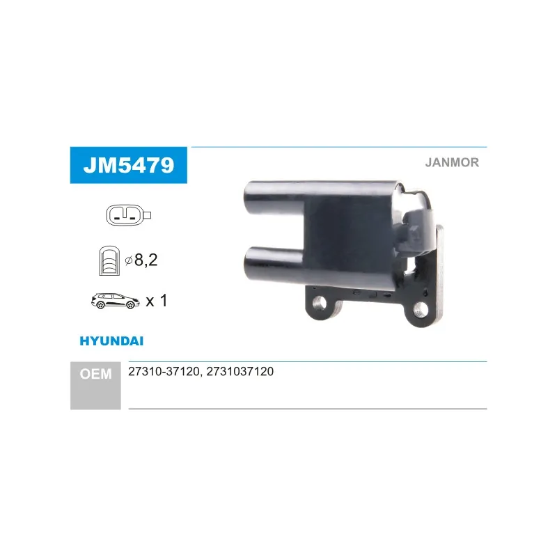 Bobine d'allumage JANMOR JM5479