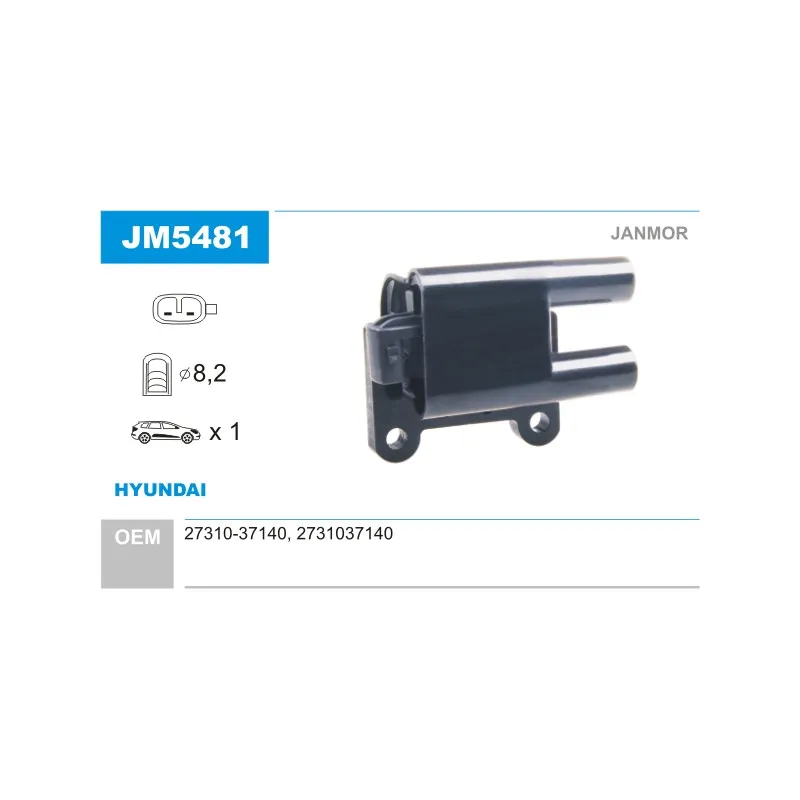 Bobine d'allumage JANMOR JM5481