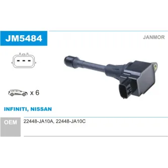 Bobine d'allumage JANMOR JM5484