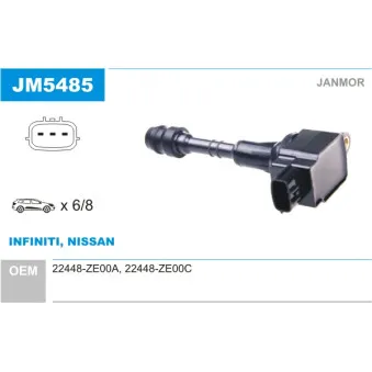 Bobine d'allumage JANMOR JM5485