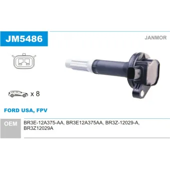 Bobine d'allumage JANMOR JM5486