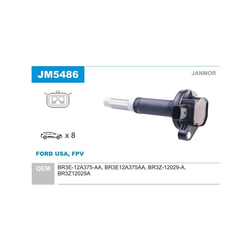 Bobine d'allumage JANMOR JM5486