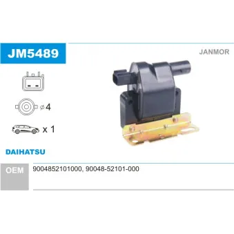 Bobine d'allumage JANMOR JM5489