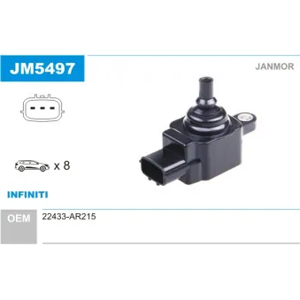 Bobine d'allumage JANMOR JM5497