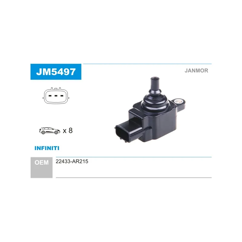 Bobine d'allumage JANMOR JM5497