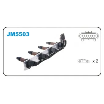 Bobine d'allumage JANMOR JM5503