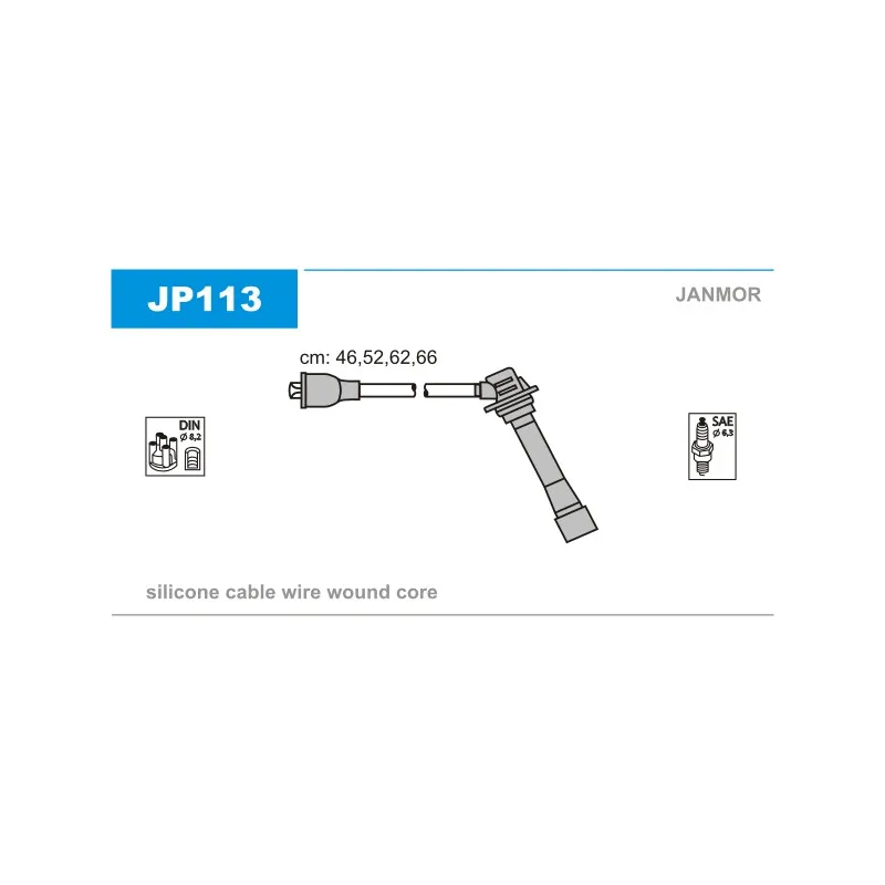 Kit de câbles d'allumage JANMOR JP113