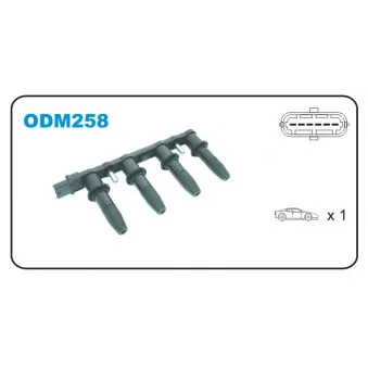 Bobine d'allumage JANMOR ODM258
