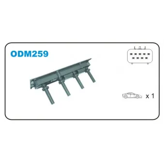 Bobine d'allumage JANMOR ODM259