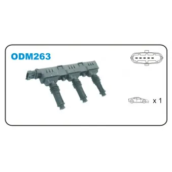 Bobine d'allumage JANMOR ODM263