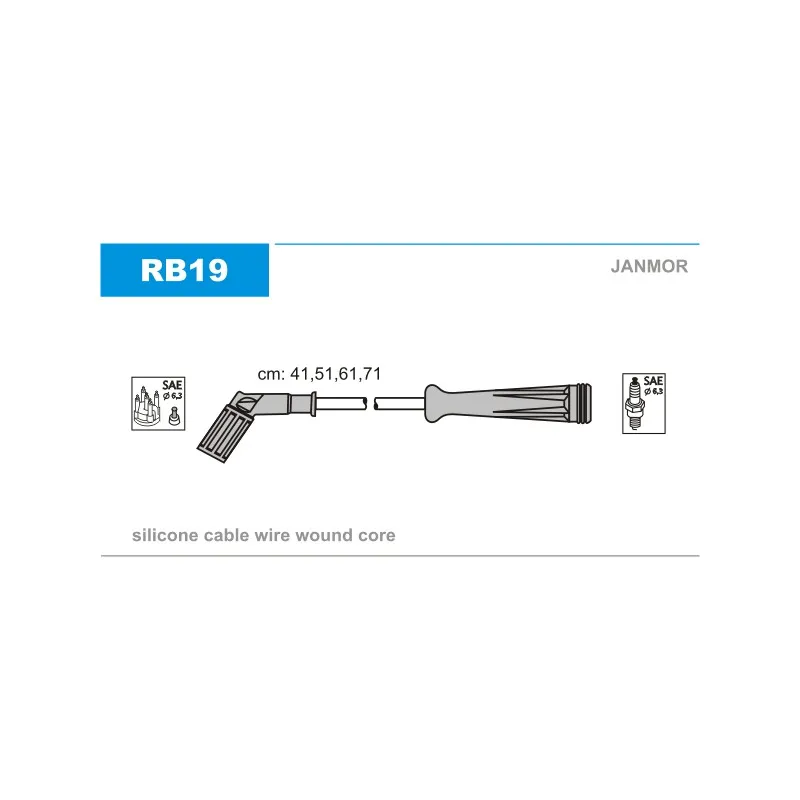 Kit de câbles d'allumage JANMOR RB19