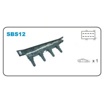 Bobine d'allumage JANMOR SBS12