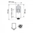 Ampoule, feu clignotant PHILIPS 12036WVUB2 - Visuel 3