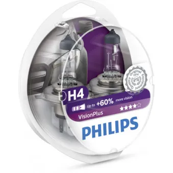 Lot de 2 ampoules, projecteur longue portée PHILIPS 12342VPS2