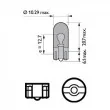 Ampoule, feu clignotant PHILIPS 12396NAB2 - Visuel 3