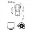 Lot de 2 ampoules, feu clignotant PHILIPS 12496SVB2 - Visuel 3
