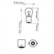 Lot de 2 ampoules, feu clignotant PHILIPS 12498LLECOB2 - Visuel 3