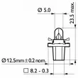 Ampoule, éclairage des instruments PHILIPS 12604CP - Visuel 3