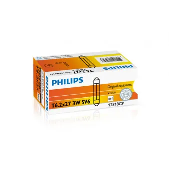 Ampoule, éclairage intérieur PHILIPS 12818CP