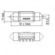 Ampoule, éclairage intérieur PHILIPS 128596000KX1 - Visuel 3