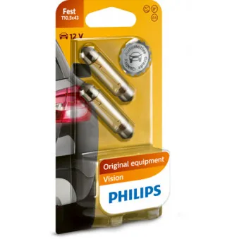 Ampoule, feu éclaireur de plaque PHILIPS 12866B2
