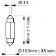 Ampoule, feu éclaireur de plaque PHILIPS 12866B2 - Visuel 3