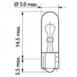 Ampoule, éclairage des instruments PHILIPS 13521CP - Visuel 3