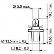 Ampoule, éclairage des instruments PHILIPS 13598CP - Visuel 3
