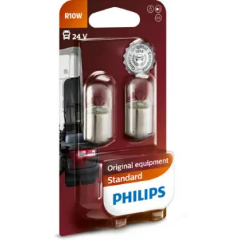 Ampoule, feu éclaireur de plaque PHILIPS 13814B2