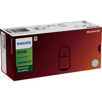 Ampoule, feu éclaireur de plaque PHILIPS 13814MLCP