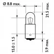 Ampoule, feu clignotant PHILIPS 13929B2 - Visuel 3