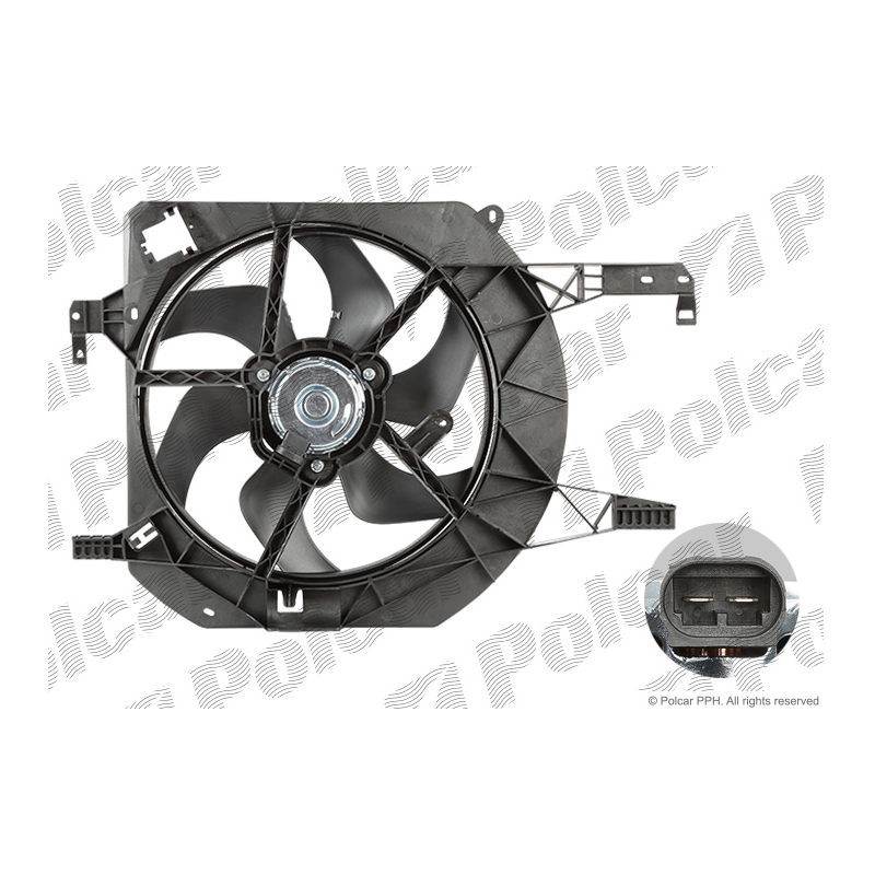 Ventilateur, refroidissement du moteur Polcar 602623W1