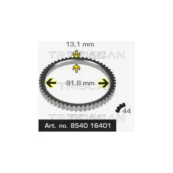 Anneau de palpeur, ABS TRISCAN 8540 16401
