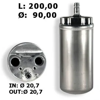 Filtre déshydratant, climatisation HOFFER K132314