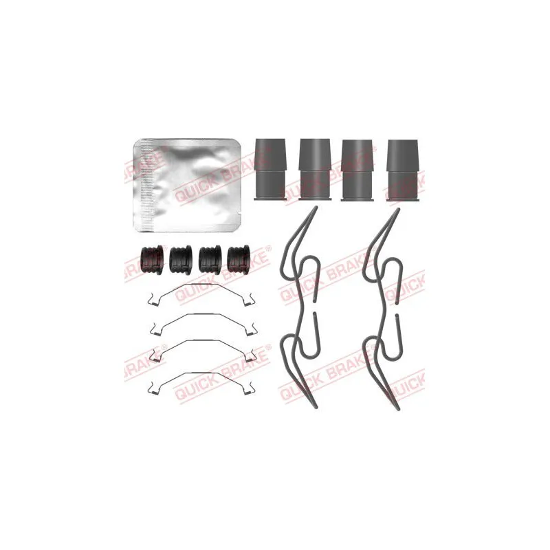 Kit d'accessoires, plaquette de frein à disque QUICK BRAKE 109-0133