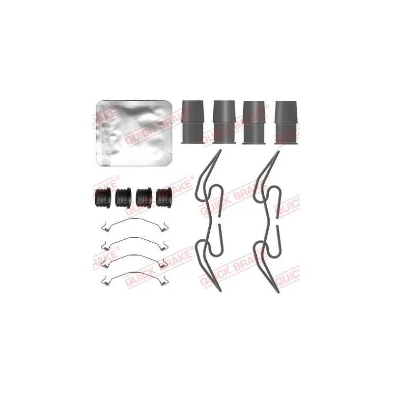 Kit d'accessoires, plaquette de frein à disque QUICK BRAKE 109-0134