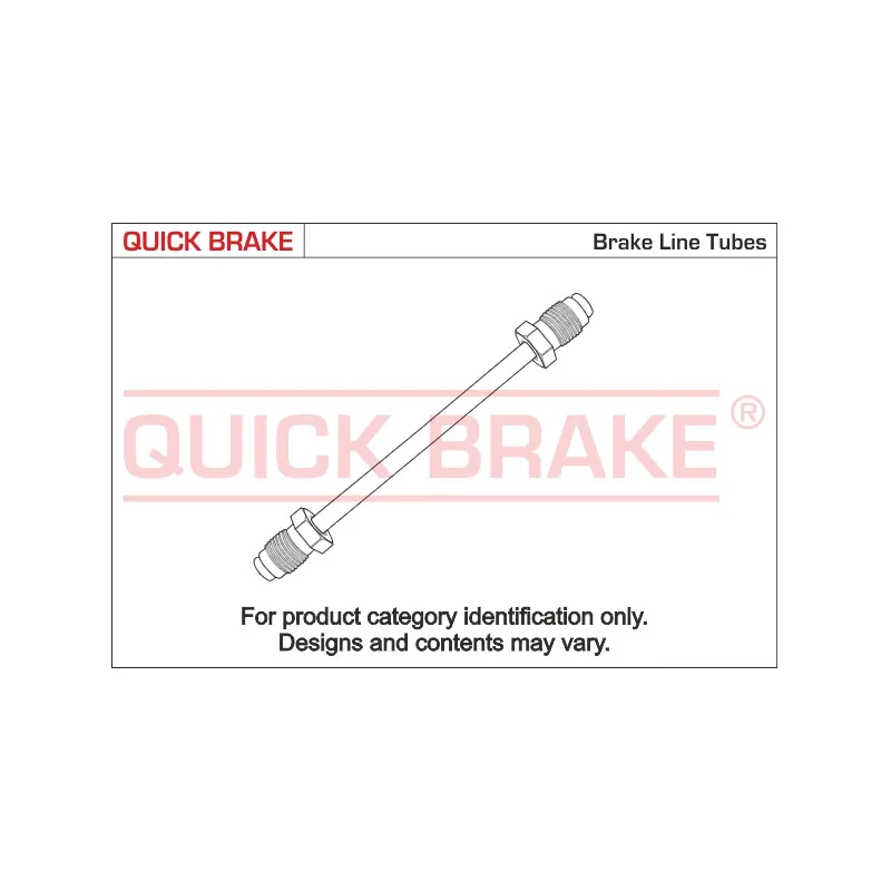 Conduite de frein QUICK BRAKE CN-1610TX-TX