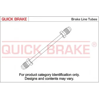 Conduite de frein QUICK BRAKE CU-3970TX-TXL