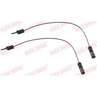 Contact d'avertissement, usure des plaquettes de frein QUICK BRAKE WS 0116 A