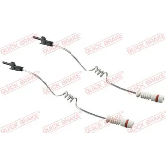 Contact d'avertissement, usure des plaquettes de frein QUICK BRAKE WS 0117 A