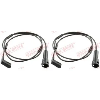 Contact d'avertissement, usure des plaquettes de frein QUICK BRAKE WS 0122 A