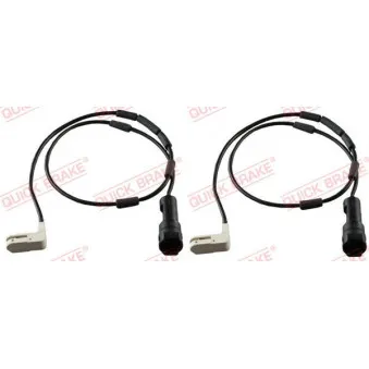 Contact d'avertissement, usure des plaquettes de frein QUICK BRAKE WS 0124 A