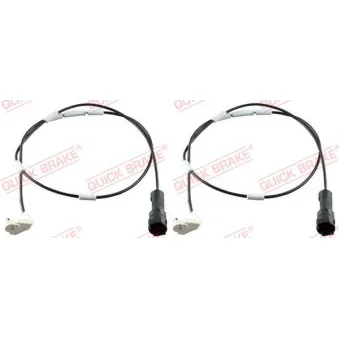 Contact d'avertissement, usure des plaquettes de frein QUICK BRAKE WS 0128 A